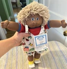 Cabbage Patch Soft Sculpture Lapis Edition 1989 Toddler Boy 16 Inch 💙