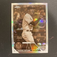 2023 Topps Chrome Shohei Ohtani #17 Sepia Refractor Angels  