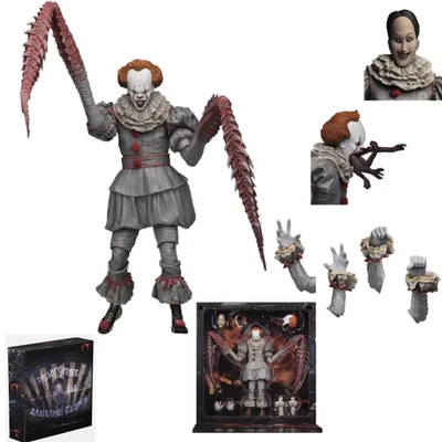 NECA Stephen King's IT Pennywise Ultimate 7" Dancing Clown Action Figure Gift