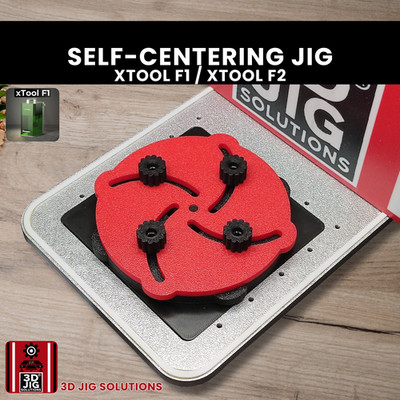 xTool F1 & F2 Self-Centering Engraving Jig | Adjustable for Precision Alignment