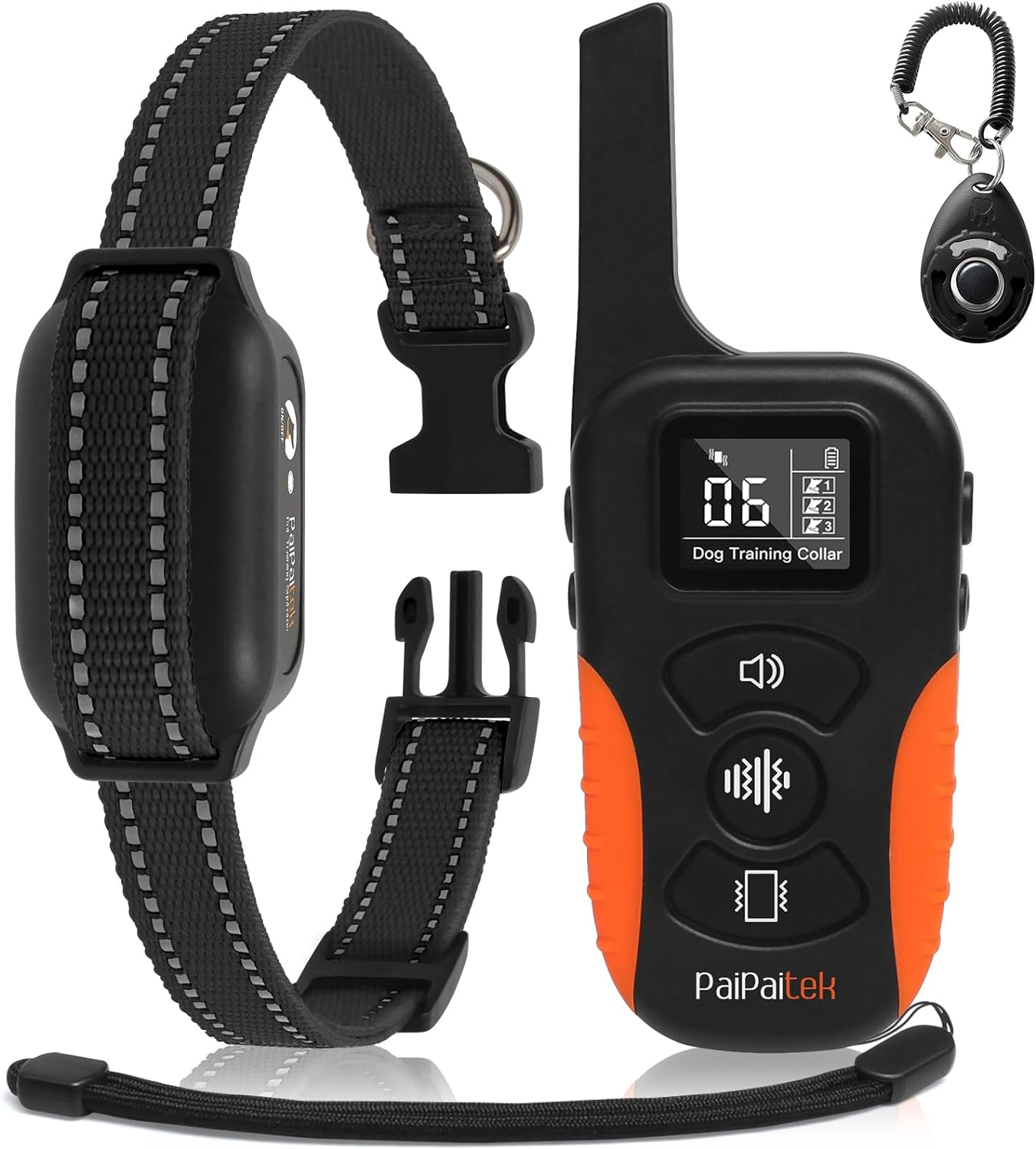 No Shock Dog Training Collar with Remote 3300Ft Range & Strong Vibration