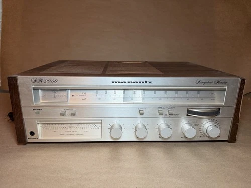 Marantz SR-2000 AM/FM Stereo Receiver 1980s Vintage For Parts AS IS No Power