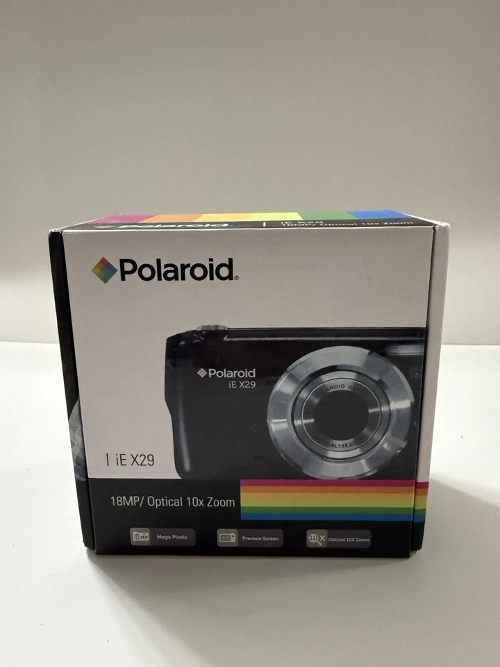 宝丽来黑色数码相机 iE X29 1800 万像素光学 10 倍变焦 — 第 2/4 张图片