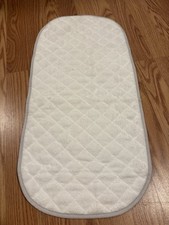 Cloud Island White muslin changing pad liner waterproof machine washable