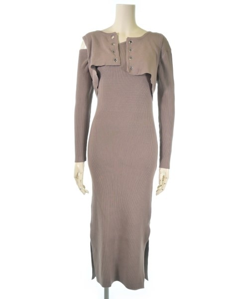 AMERI Dresses GrayBeige M 2200636559028 - image 1