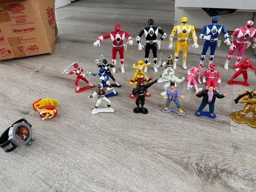 VTG Power Rangers Lot - Deluxe Rescue Megazord BOXED, Serpentera, Figures, Zords