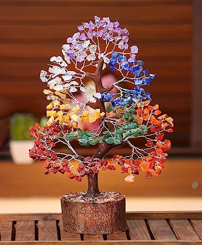 7 Chakra Crystal Tree Birthday Gifts for Women & men Crystal Tree of Life - Picture 3 of 5
