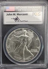 1986 $1 American Silver Eagle PCGS MS 69 | Mercanti Signed| 1oz .999 Fine Silver