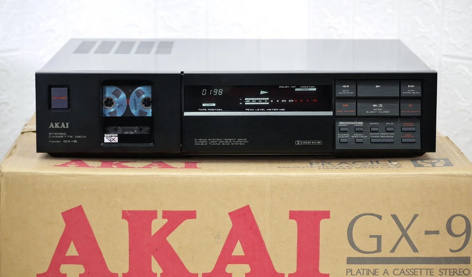 AKAI GX-9 High-End Cassette Tape Deck 1A-Zustand in OVP! Serviced + 1J.Garantie! - Bild 2 von 4