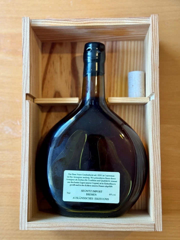 Armagnac Vieil Veuve Goudoulin 1988 - Bild 3 von 3