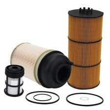 PF9908 Fuel Filter with Oil Filter Kit Compatible with Freightliner Cascadia 