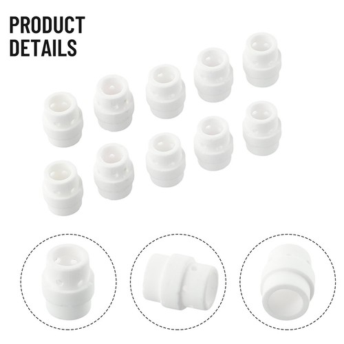 10PCS Diffusore Gas per MB per 24KD per Torcia di Saldatura MIG 250A Adatto per Binzel - Foto 2 di 10