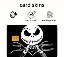 Nightmare Before Christmas Jack Skellington Credit Debit Card Sticker Skin