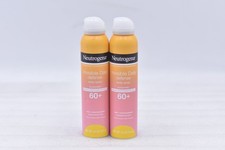 Lot of 2 Neutrogena Daily Defense Body Spray Sunscreen SPF 60+ 5oz Exp:09/26 3.00 per gallon