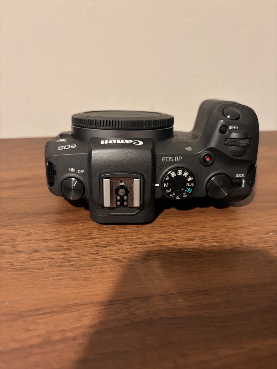 Canon EOS RP Mirrorless Camera Body Wi-Fi HDMI USB Black w/Battery