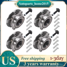 4x Front & Rear Wheel Hub Bearing Kit For 2009-2018 Audi A4 A6 A8 Q5 S6 S7 RS7 