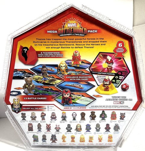 Marvel Battleworld Series 2 Treachery At Twilight Mega Pack Captain Marvel - NEW - Picture 3 of 5