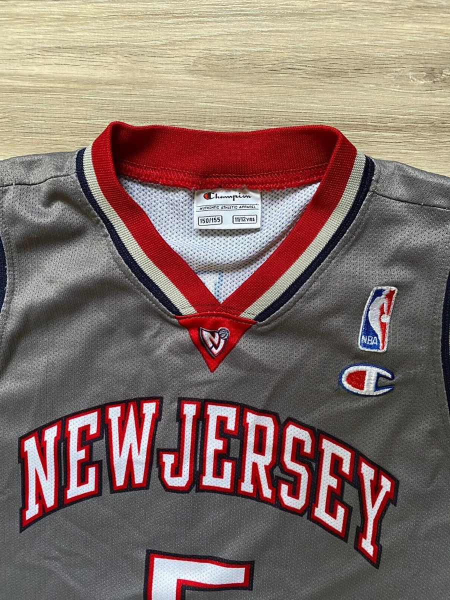 New Jersey Nets Jason Kidd Basketball Shirt Vintage Champion
