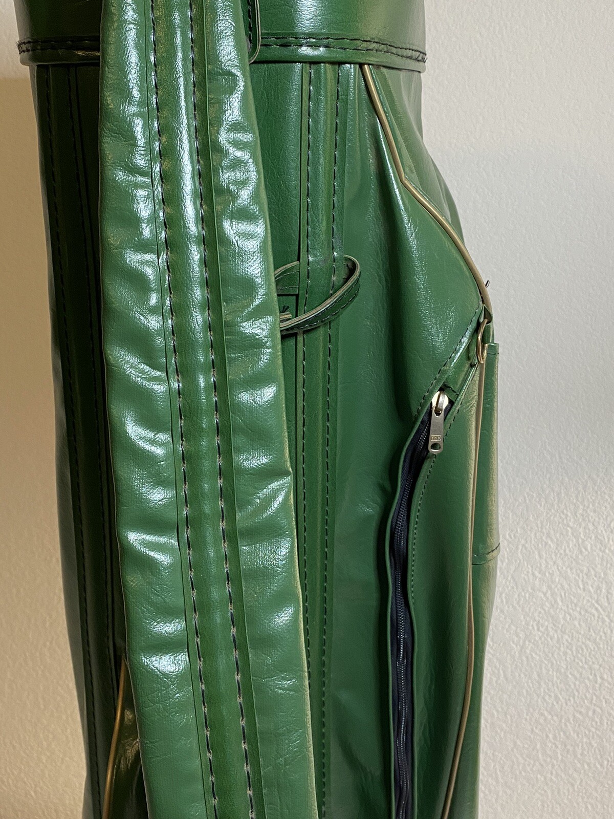 Vintage Golf BagFairway 1317 by Leeds Leather 14 Way Carry/Cart