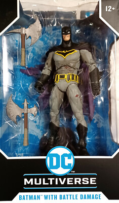 BATMAN Batman + Battle Damage - McFarlane Toys - 18 cm - DC Multiverse