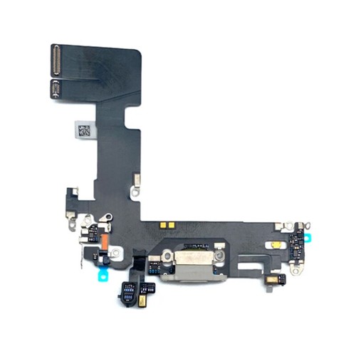 OEM USB Charger Charging Port JACK MIC Flex Cable Repair For iPhone 13 White - Picture 1 of 3