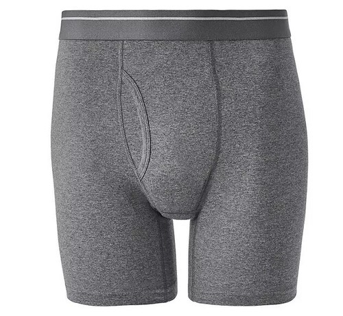 Calzoncillo boxer elástico de algodón 5 Member's Mark para hombre con mecha de humedad frontal mosca ropa interior - Imagen 14 de 14
