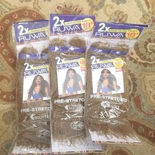 SENSATIONNEL RUWA SYNTHETIC CROCHET BRAID 3 packs 27 - 2X JAMAICAN TWIST 18"