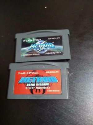 Nintendo Game Boy Advance Metroid Fusion & Zero Mission GBA
