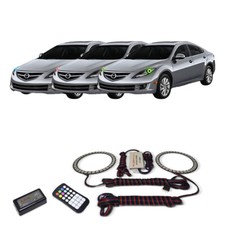 Rgb Multi Color Angel Eye Headlight Halo Kit For Mazda 6 11-13