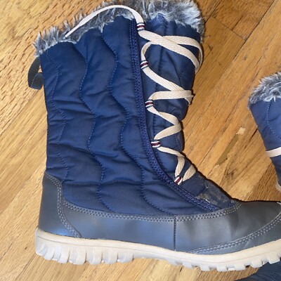 Quechua Decathlon Snow Boots Men's UK US Women's Blue Lace