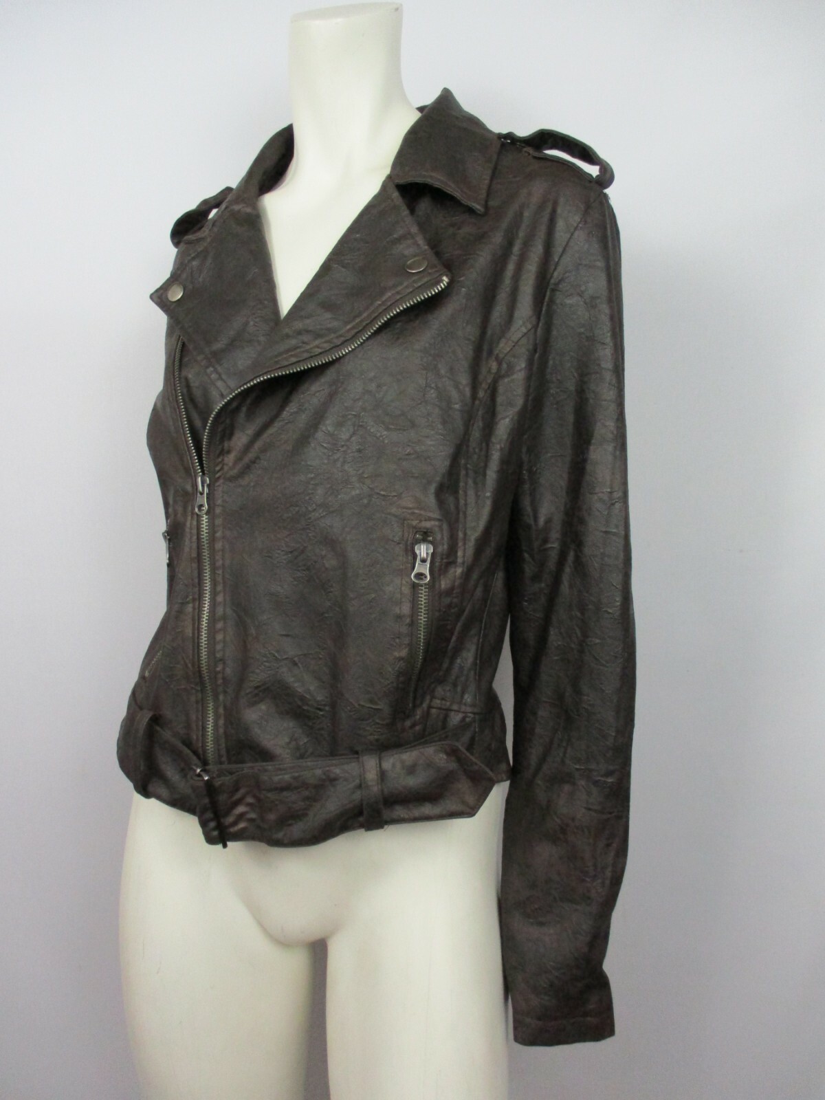 Forever 21 Brown Polyurethane/Polyester Women's M… - image 4