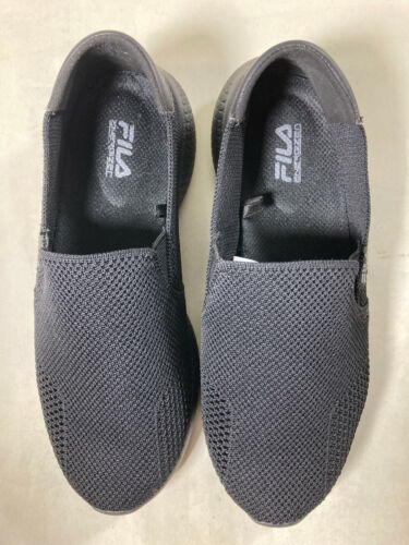 FILA Lightweight Mallorca Slip-on Women's Shoes ~ Various Sizes G/A (Black) - Picture 1 of 3