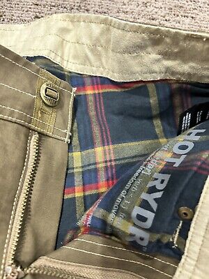 NEW Kuhl Hot Rydr Mens Flannel Lined Dark Khaki Pants 30x30 New NWT Outdoor