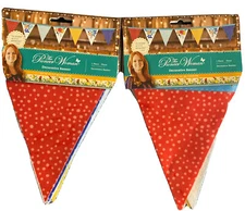 The Pioneer Woman Decorative Banner Floral Blue,Red, Yellow 60 In. Set Of 2