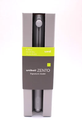 UNI-BALL Mitsubishi Pencil Uniball ZENTO Signature Modell Silber 0,38mm UBZH38.26 Japan
