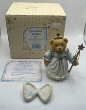 Vintage Enesco Cherished Teddies Kittie Figurine You Make Wishes Come True 1996