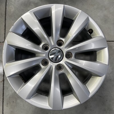 2012-15 VW PASSAT WHEEL RIM 16'' 10 SPOKE 561 601 025 OEM #B2 BORBET    5x112