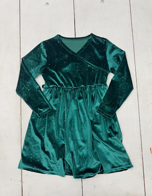 green emerald velvet dress SHEIN Belle Foldover Off Shoulder Split Thigh Dress, M1499988, Dark Green,  XS : Buy Online at Best Price in KSA