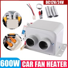 600W Electric Car Heater DC 12V Heating Fan Defogger Defroster Demister Portable