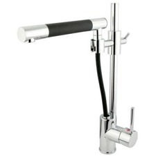 Kingston Brass KS8981DKL Concord Single-Handle Pull-Out Kitchen Faucet