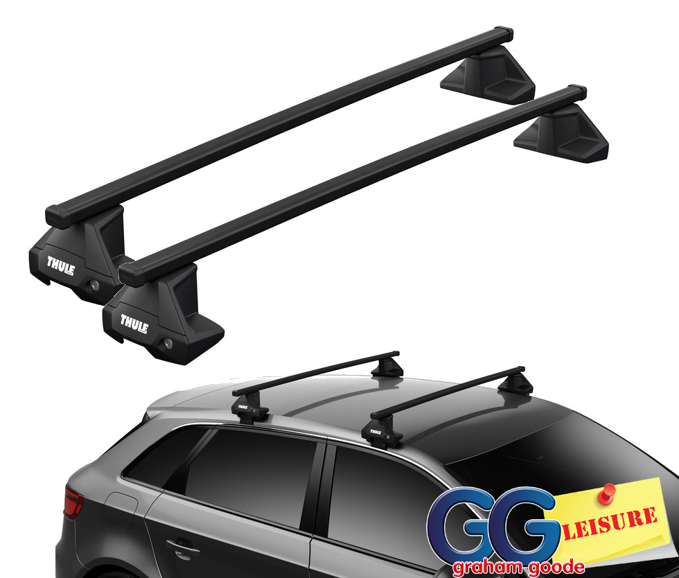 Thule Roof Rack Bars Lockable | Audi A3 5dr Hatchback 2013-2019