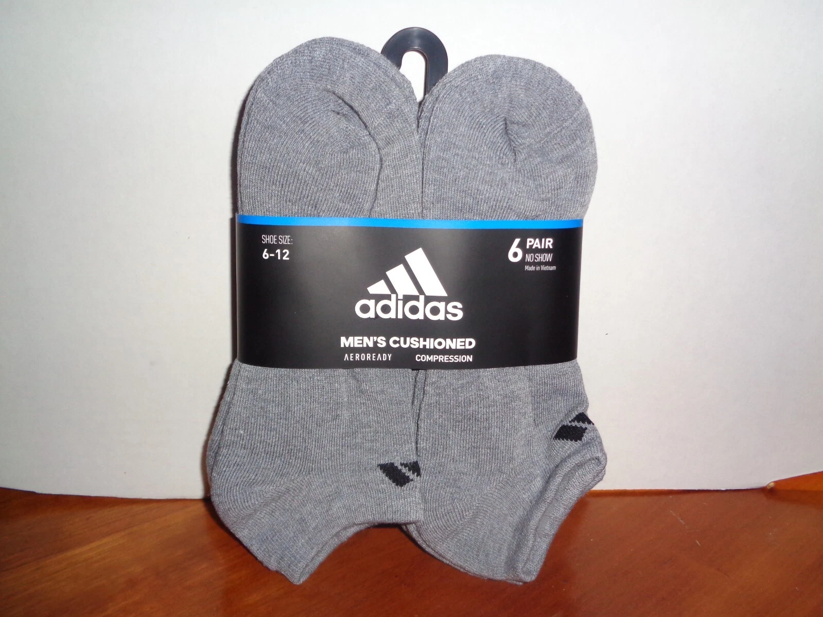 Men's Adidas Aeroready Cushioned Compression No-Show Socks 6-Pair Pack Gray/Grey
Opens in a new wind
