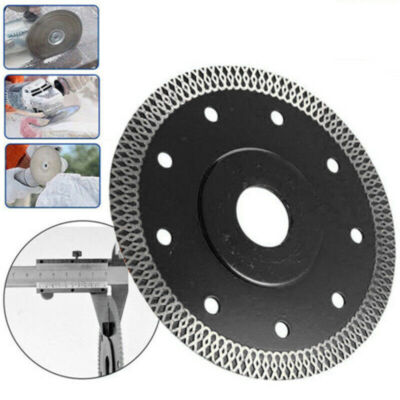 115mm (4.5") Diamond Turbo Cutting Disc - Super Thin X Mesh Blade For Porcelain Tile & Stone