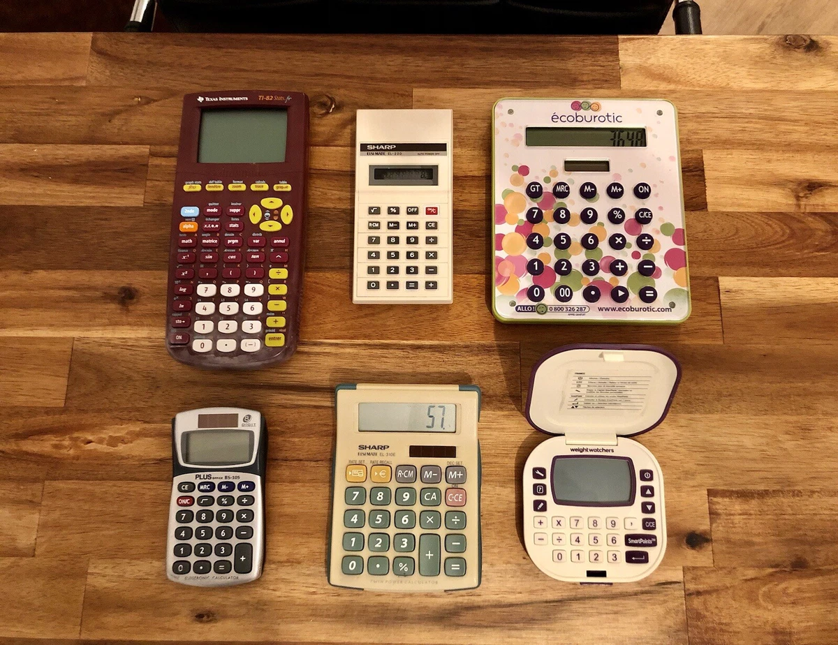 Lot Calculatrices CASIO SL-100VER-s Et TEXAS Instruments Euro 2000 - NEUF