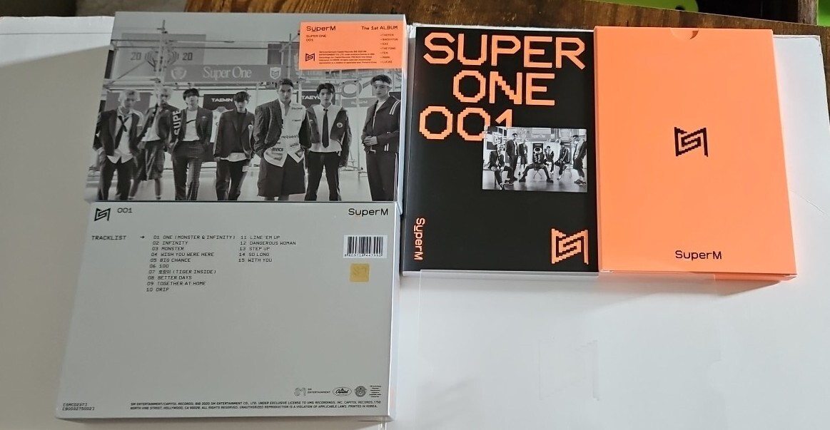 SuperM The 1st Album: Super One CD Exclusive Like New Box