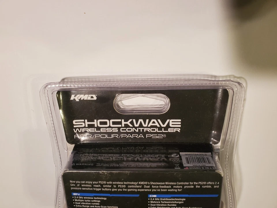 KMD ShockWave Wireless Controller PlayStation 2 PS2 ☆ SEALED ☆ Brand New ☆ - Image 4 of 4