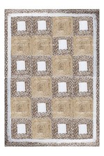 Kilim Beige Jute Geometric Flat Weave Area Rug Reversible Living Room Dhurries