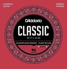  D'Addario EJ27N Classical Guitar Nylon Strings Normal Tension 