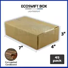 45 7x4x3 EcoSwift 纸板包装移动运输箱瓦楞纸箱纸箱