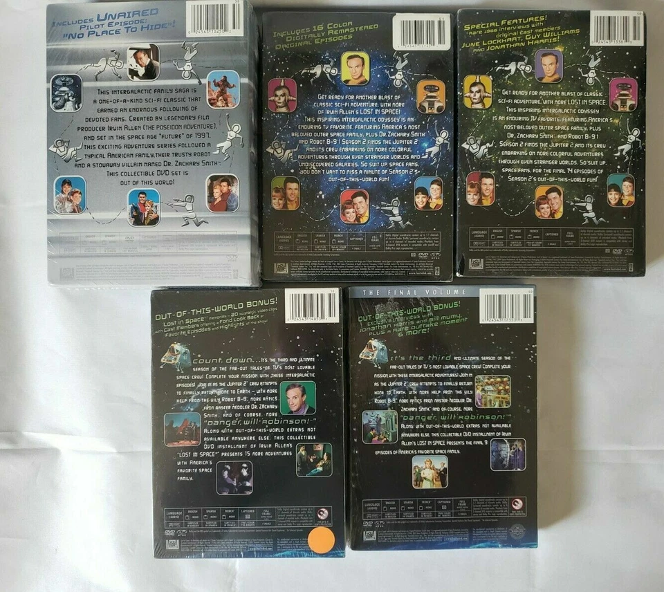 Lost in Space The Complete Series DVD Season 1-3 5 Bundle Sets NEW Full Frame 2 Foto 3 de 4